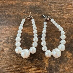 Elegant Pearl Drop Earrings